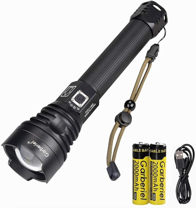 P90 LED RECHARGEABLE TACTICAL LASER FLASHLIGHT